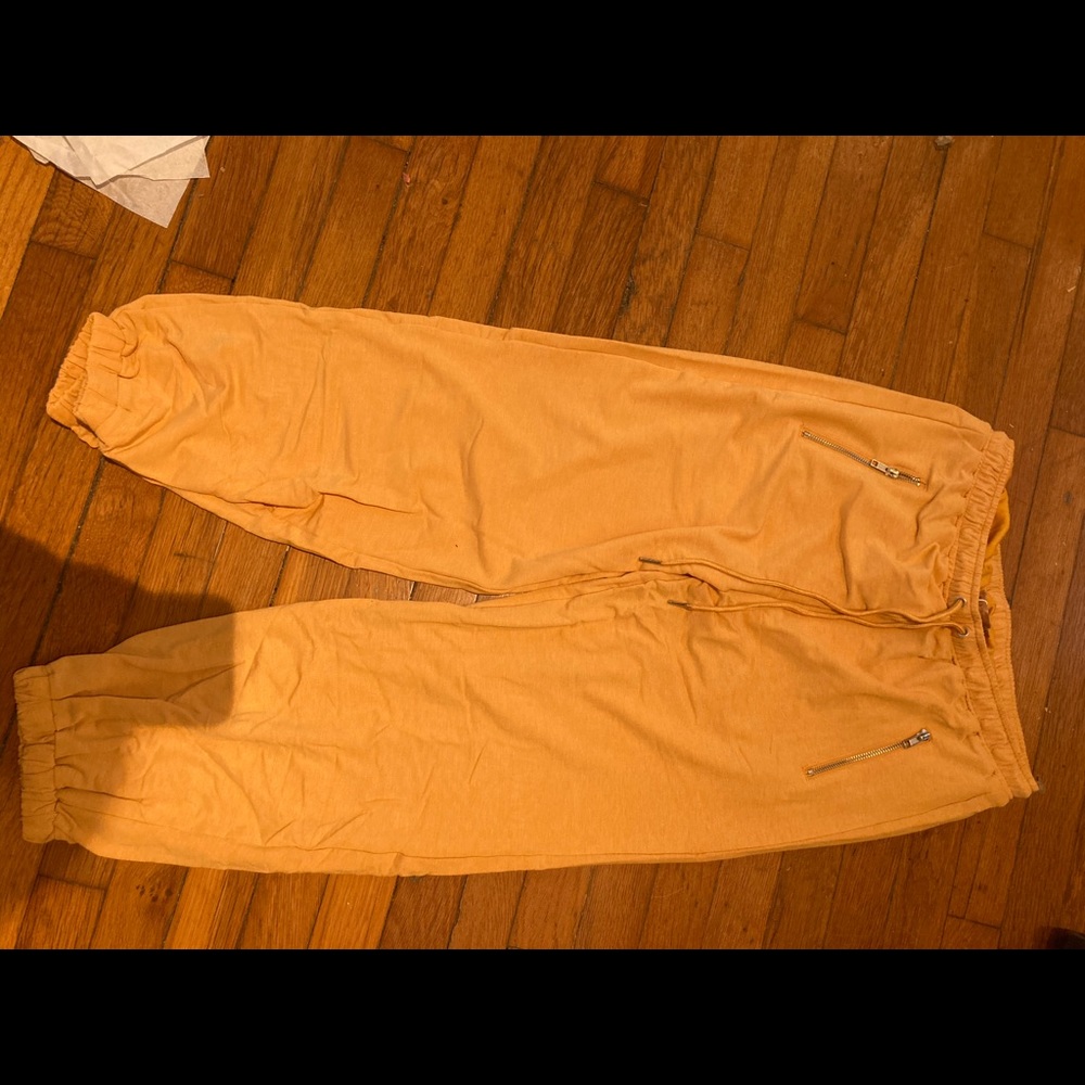 Yellow joggers